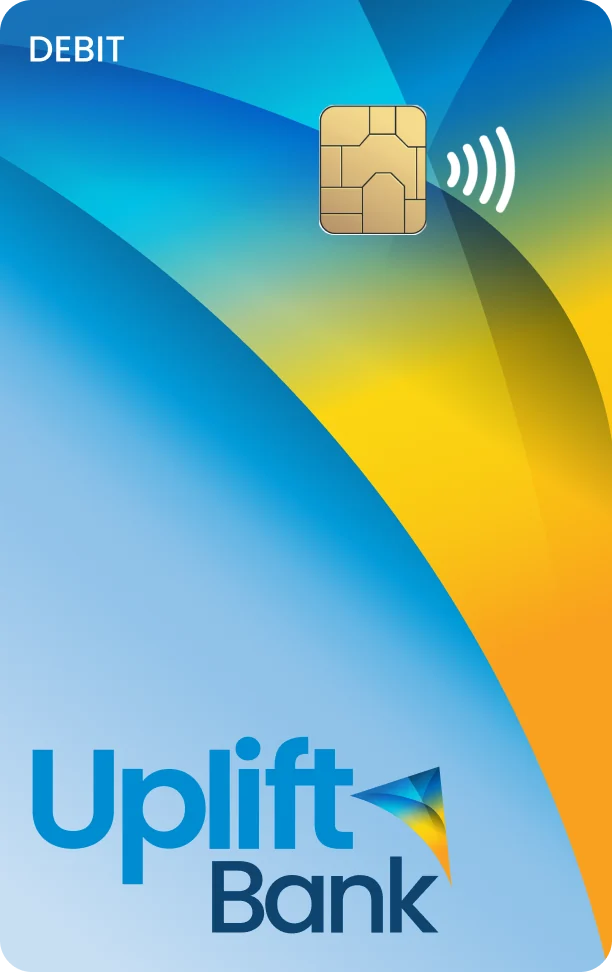 Uplift Bank debit card