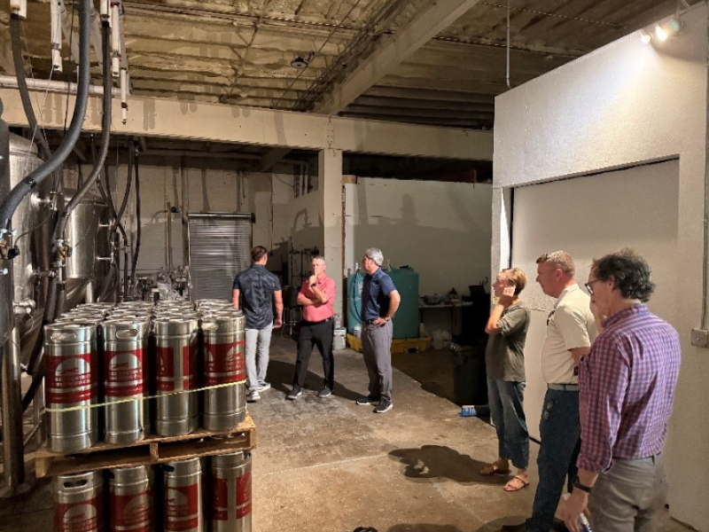 Touring the manufacturing facility at Red Panther Brewing in Clarksdale, MS